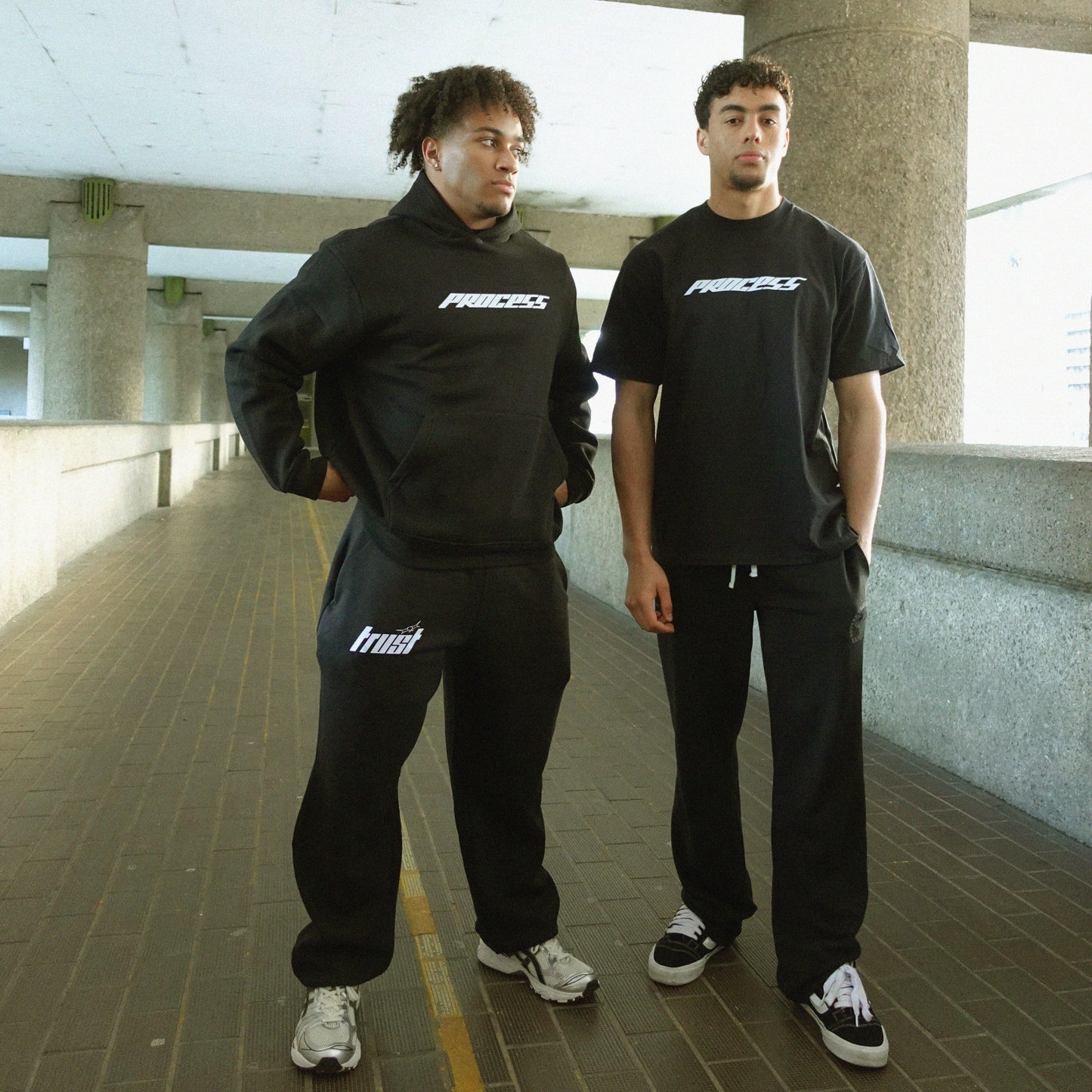 PROCESS HOODIE | BLACK & WHITE
