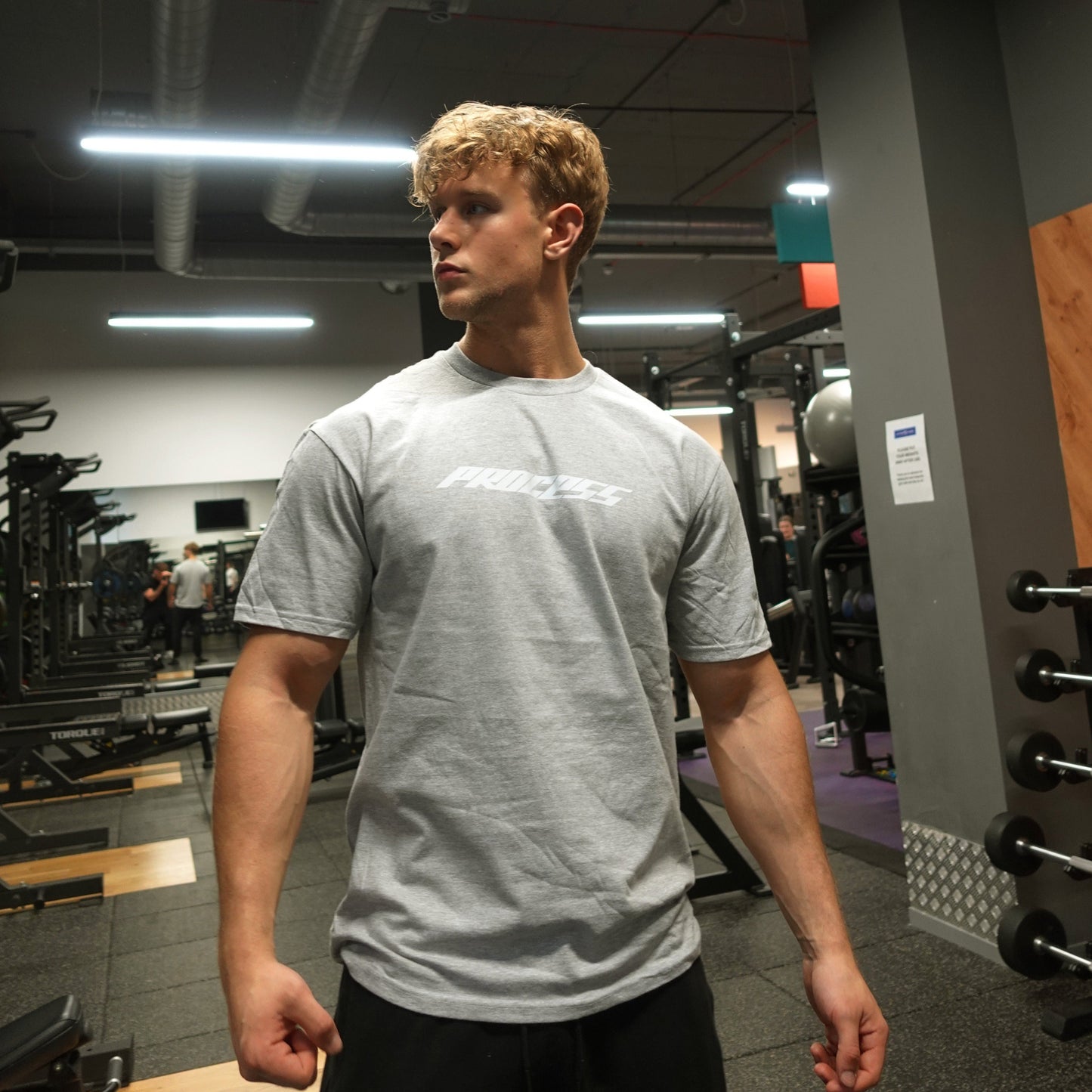PROCESS TEE | GREY & WHITE