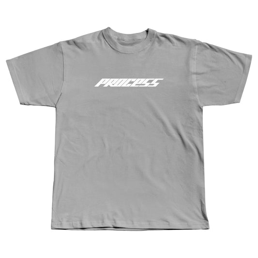 PROCESS TEE | GREY & WHITE